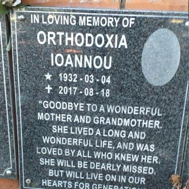 IOANNOU Orthodoxia 1932-2017