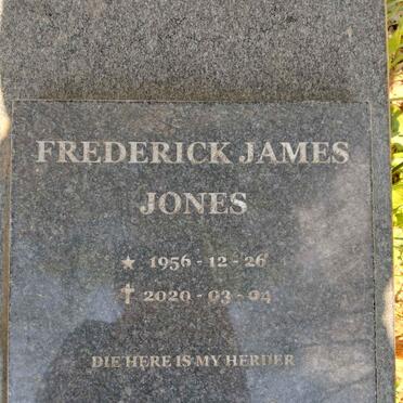 JONES Frederick James 1956-2020