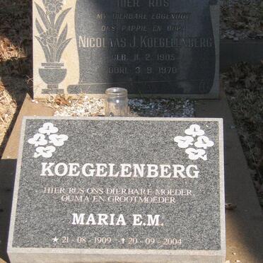 KOEGELENBERG Nicolaas J. 1905-1970 &amp; Maria E.M. 1909-2004