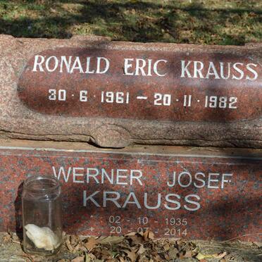 KRAUSS Werner Josef 1935-2014 :: KRAUSS Ronald Eric 1961-1982