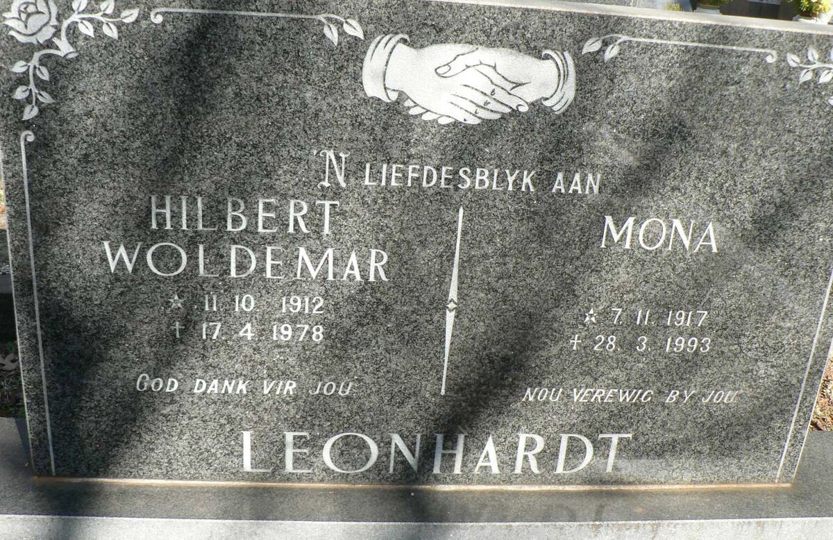 LEONHARDT Hilbert Woldemar 1912-1978 &amp; Mona 1917-1993
