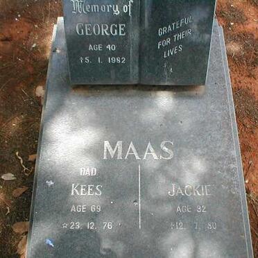 MAAS George 1942-1982 :: MAAS Kees 1907-1976 :: MAAS Jackie 1948-1980