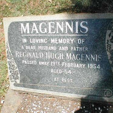 MAGENNIS Reginald Hugh 1900-1954