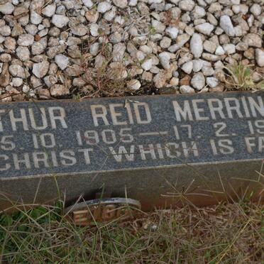 MERRINGTON Arthur Reid 1905-1986