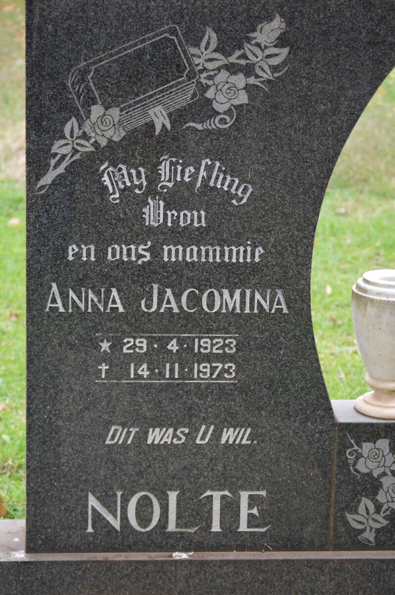 NOLTE Anna Jacomina 1923-1973