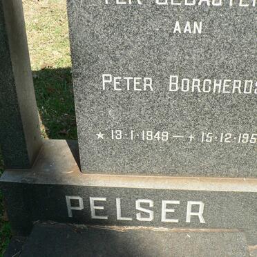 PELSER Peter Borcherds 1949-1959