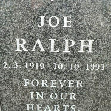 RALPH Joe 1919-1993