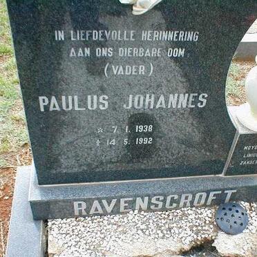 RAVENSCROFT Paulus Johannes 1938-1992