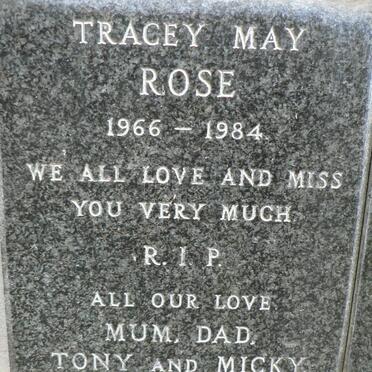 ROSE Tracey May 1966-1984