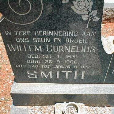 SMITH William Cornelius 1931-1968