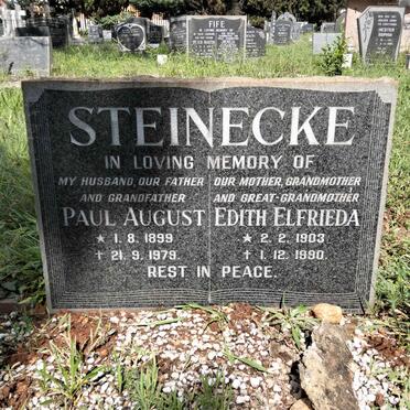 STEINECKE Paul August 1899-1979 & Edith Elfrieda 1903-1990