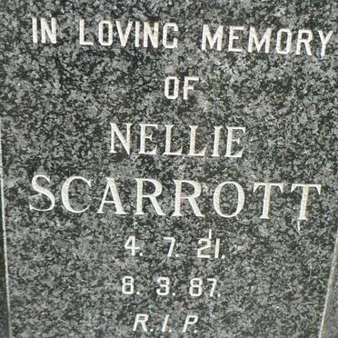 SCARROTT Nellie 1921-1987