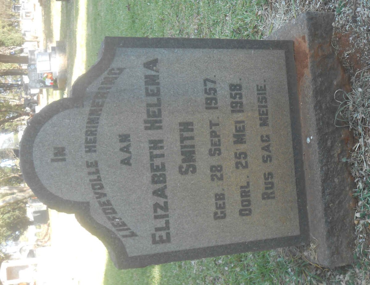 SMITH Elizabeth Helena 1957-1958