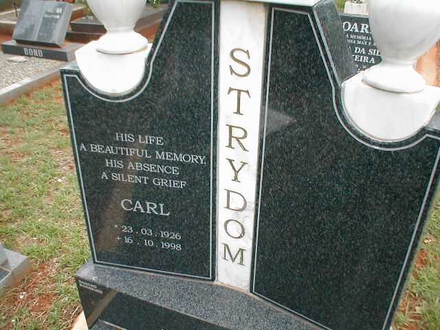 STRYDOM Carl 1926-1998