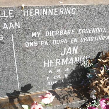 SWANEPOEL Jan Hermanus 1934-2007 &amp; Annetta Doris 1938-1980 _2