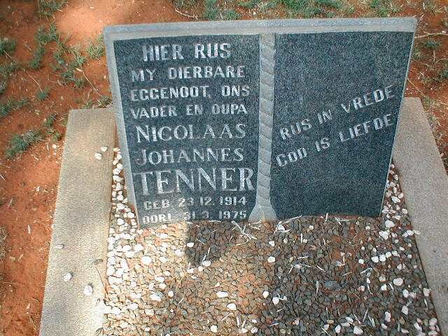TENNER Nicolaas Johannes 1914-1975