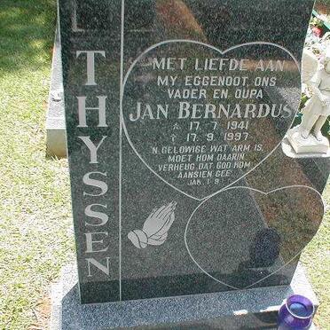 THYSSEN Jan Bernardus 1941-1997