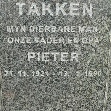 TAKKEN Pieter 1921-1996