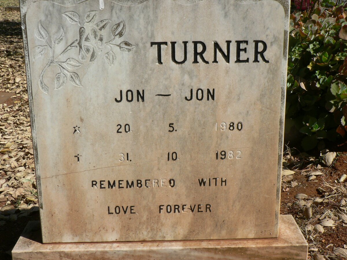TURNER Jon-Jon 1980-1982