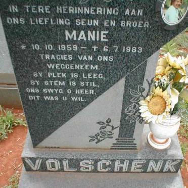VOLSCHENK Manie 1959-1983