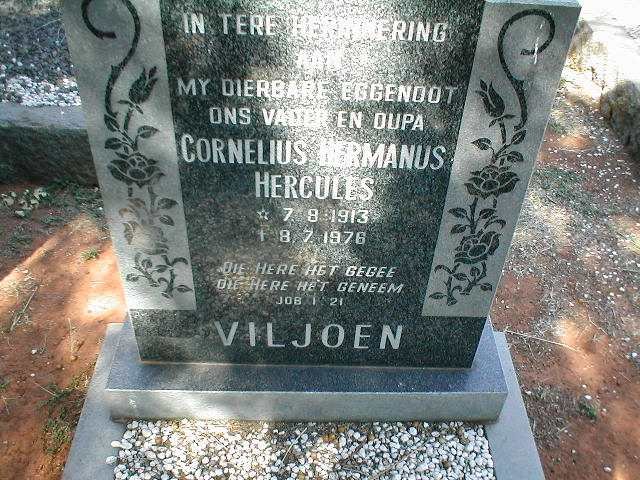 VILJOEN Cornelius Hermanus Hercules 1913-1976