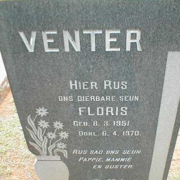 VENTER Floris 1951-1970