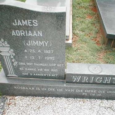 WRIGHT James Adriaan 1927-1992