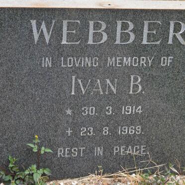 WEBBER Ivan B. 1914-1969