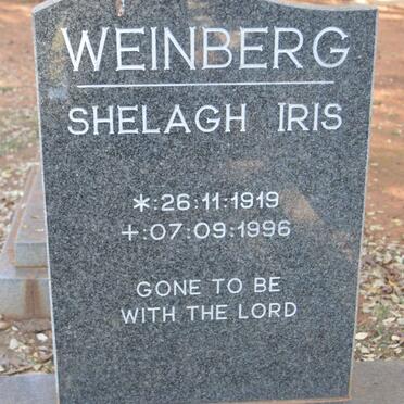 WEINBERG Shelagh Iris 1919-1996