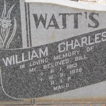 WATT'S William Charles 1913-1979