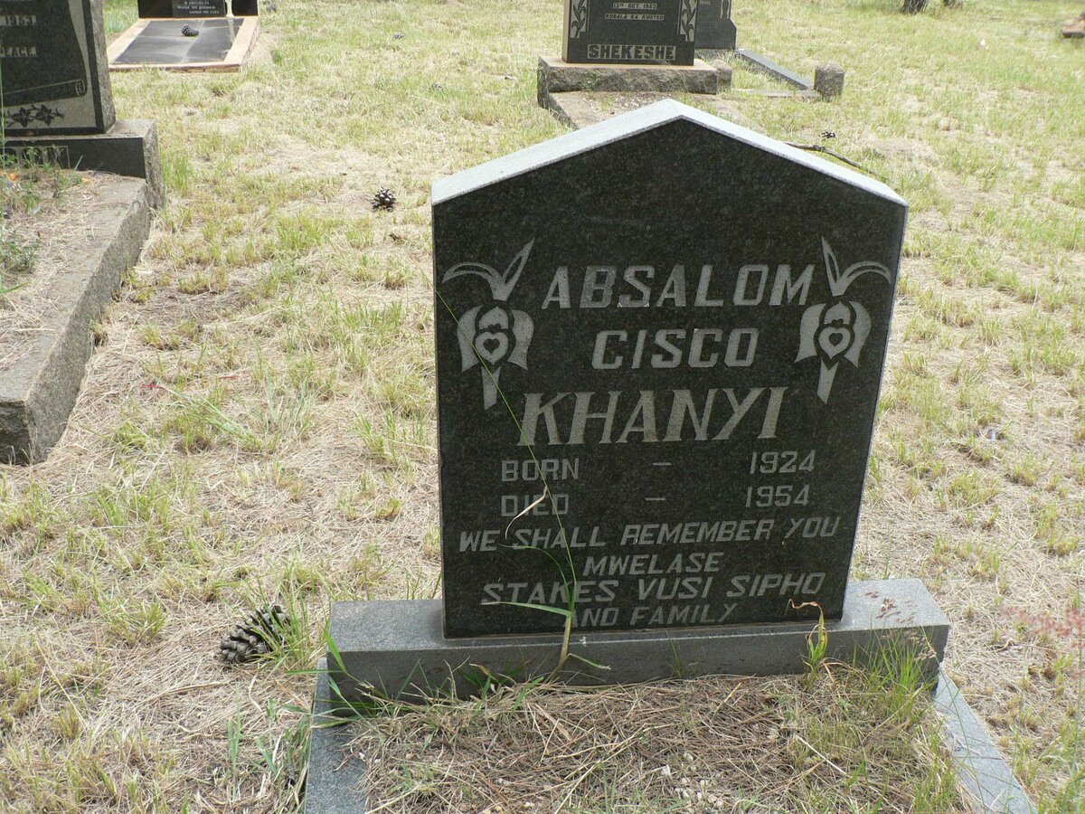 KHANYI Absalom Cisco 1924-1954