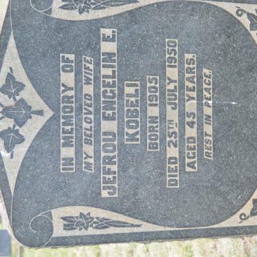 KOBELI Jefrou Engelin E. 1905-1950