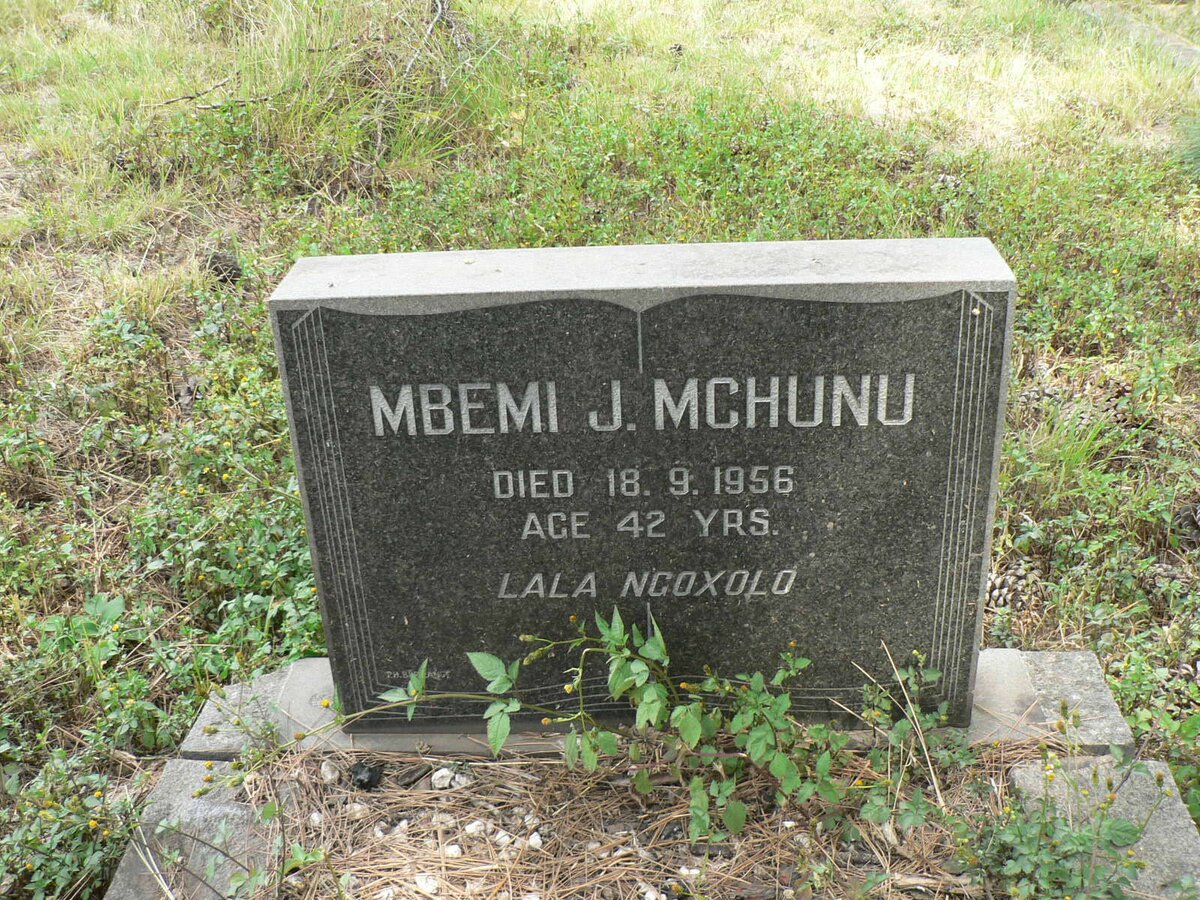 MCHUNU Mbemi J. -1956