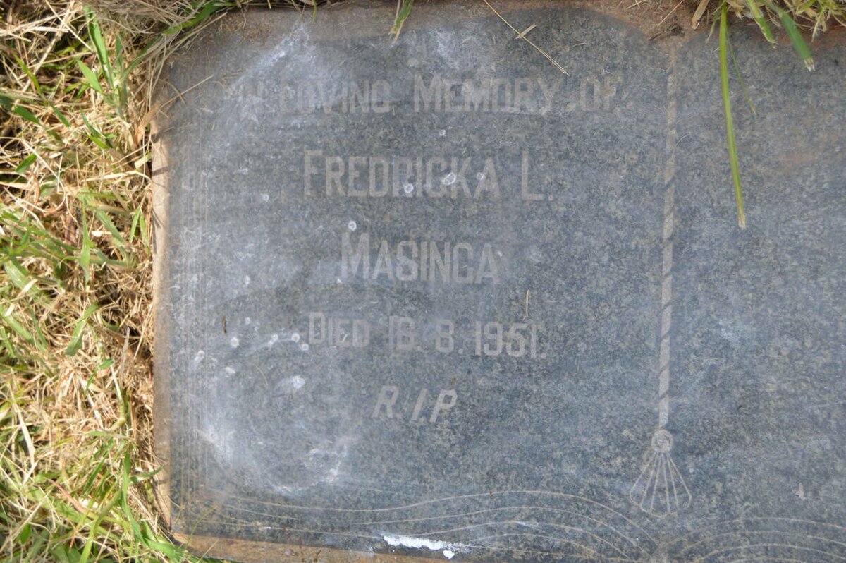 MASINGA Fredricka L. -1951