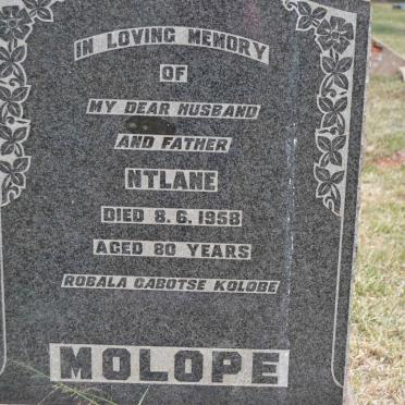 MOLOPE Ntlane -1958 :: MOLOPE Phoebe -1963