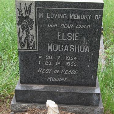 MOGASHOA Elsie 1954-1955