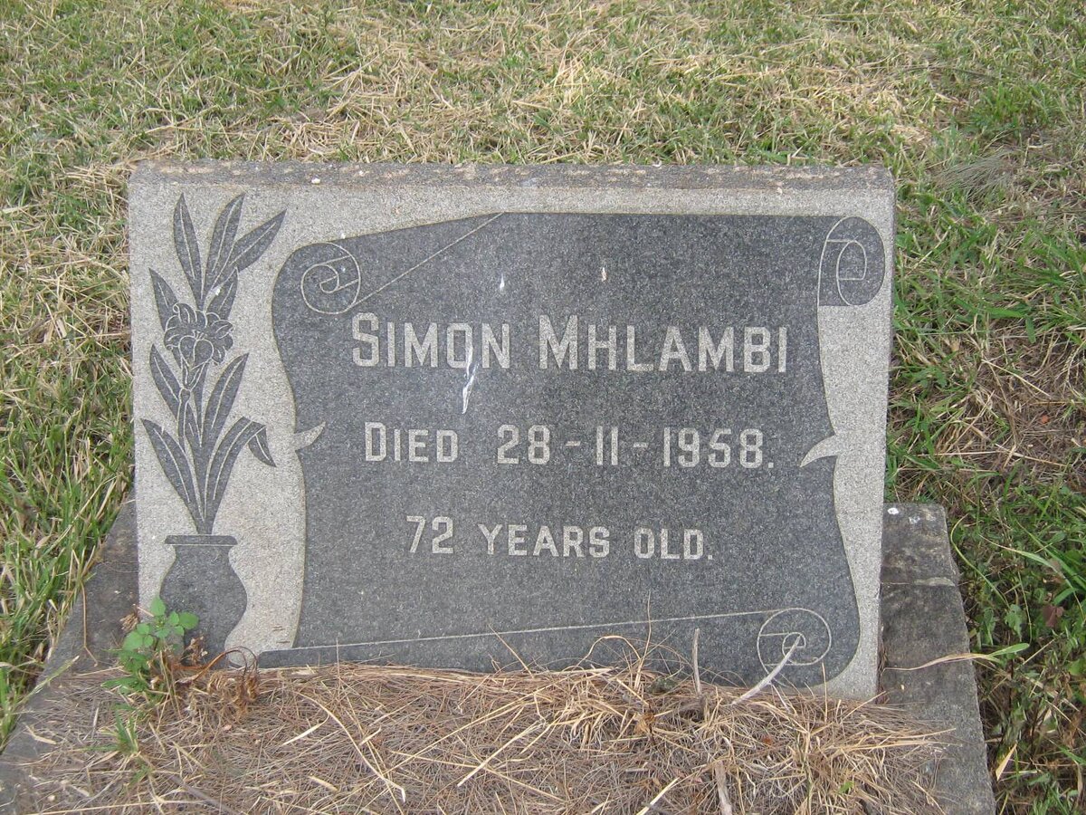 MHLAMBI Simon -1958