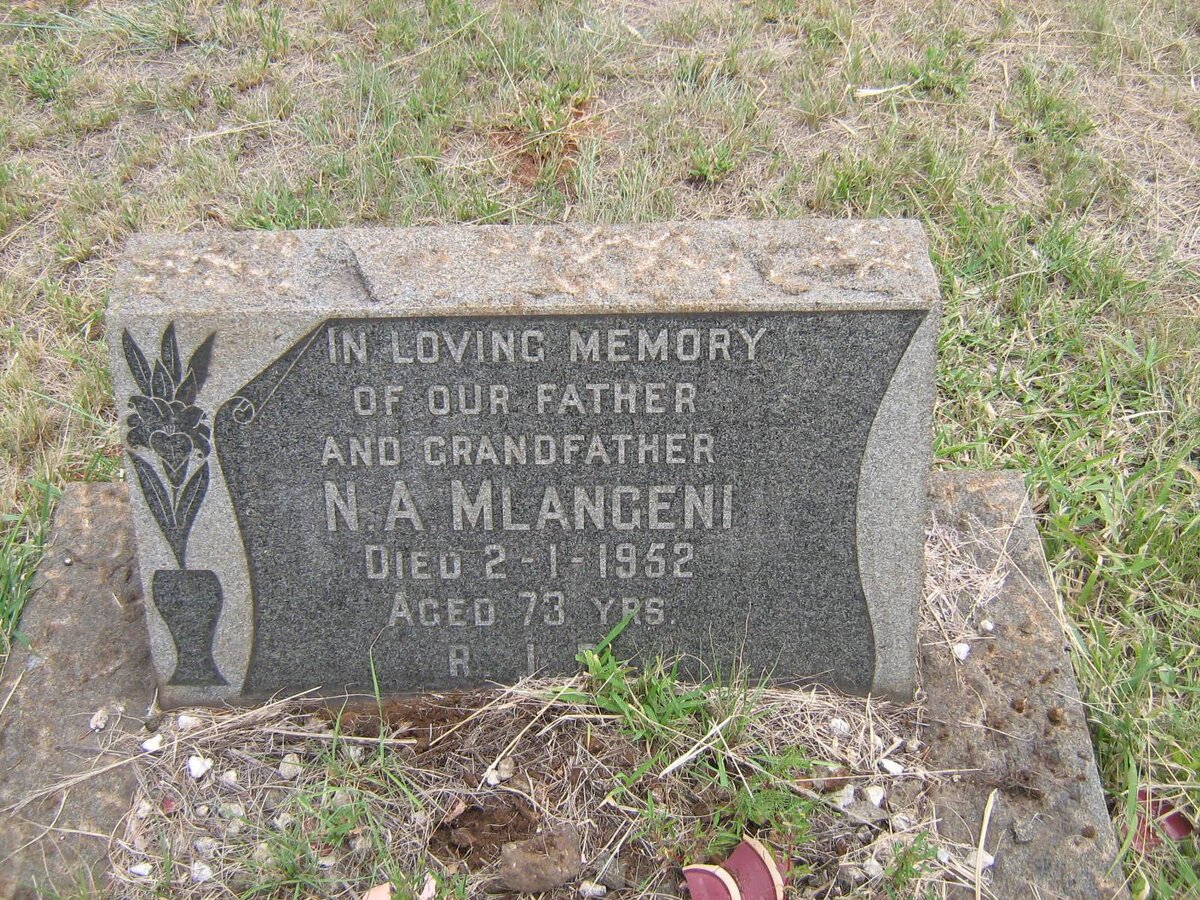 MLANGENI N.A. -1952
