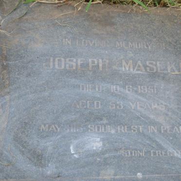 MASEKO Joseph -1951