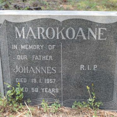 MAROKOANE Johannes -1957