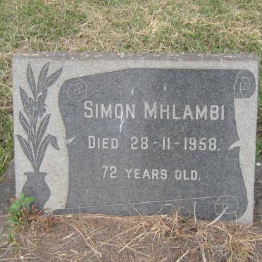 MHLAMBI Simon -1958