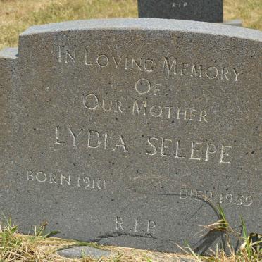 SELEPE Lydia 1910-1959