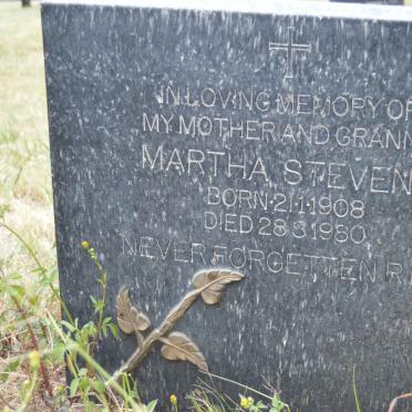 STEVENS Martha 1908-1980