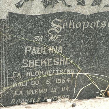 SHEKESHE Paulina -1954