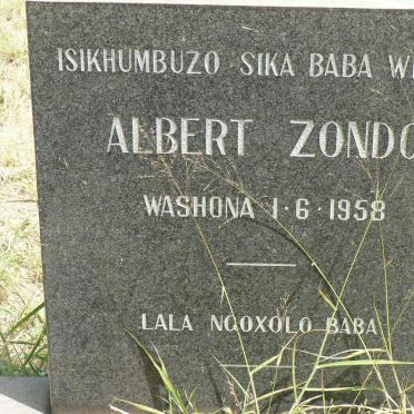 ZONDO Albert -1958