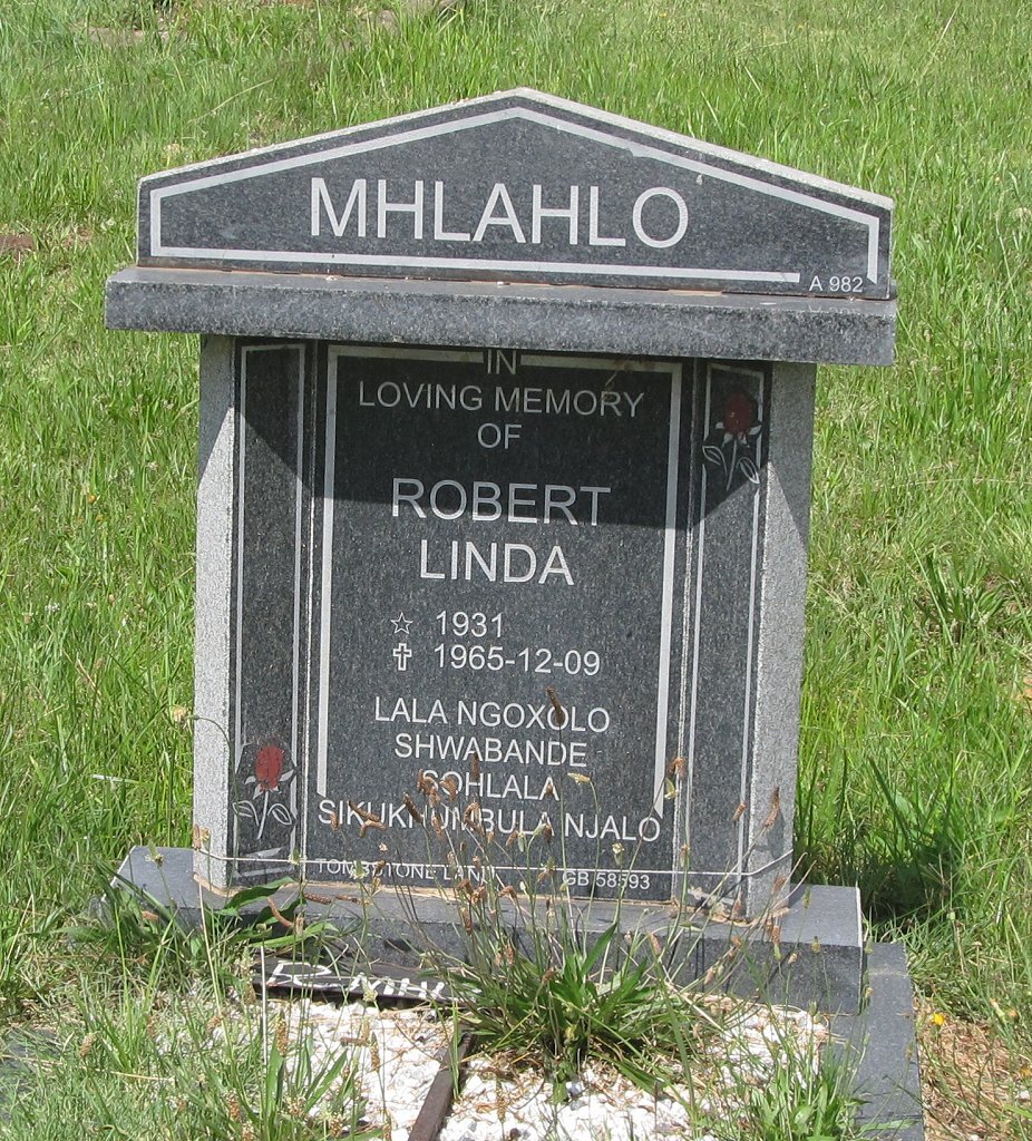 MHLAHLO Robert Linda 1931-1965