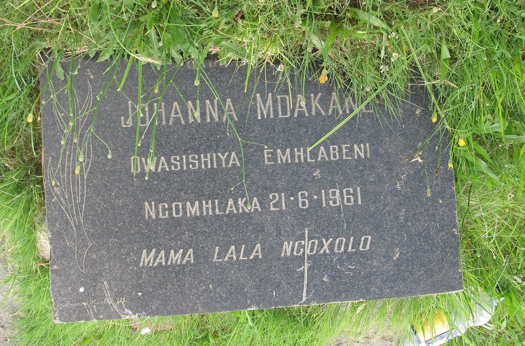 MDAKANE Johanna -1961