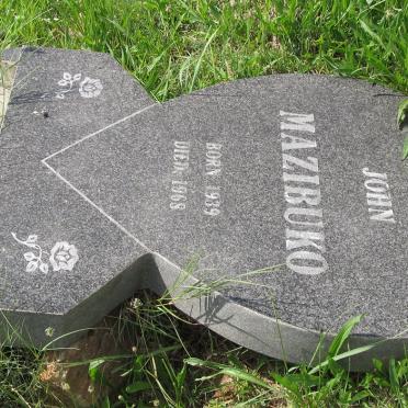 MAZIBUKO John 1939-1968