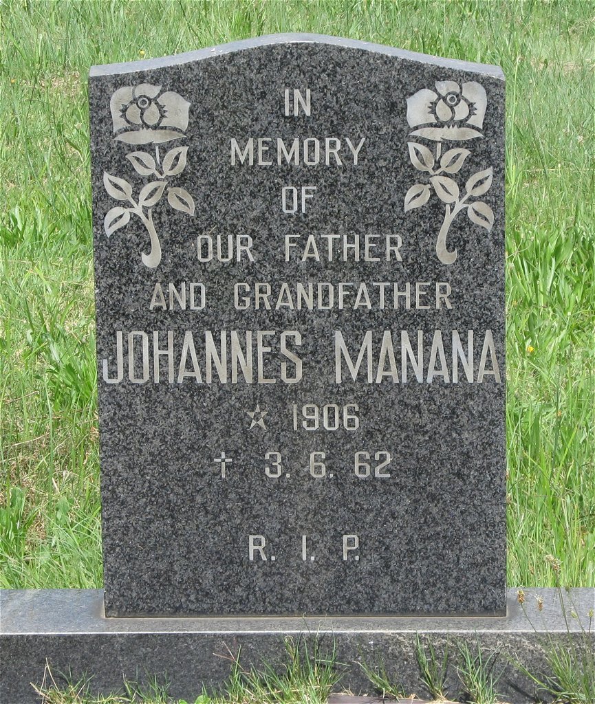 MANANA Johannes 1906-1962