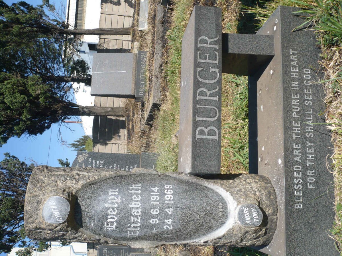 BURGER Evelyn Elizabeth 1914-1969